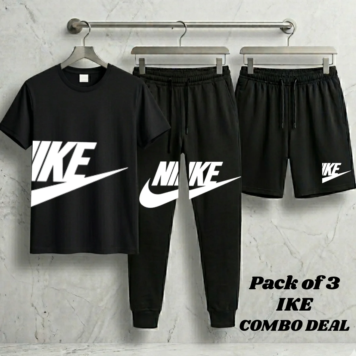 Loose Fit Contrast Summer Suit for Men