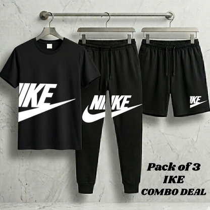 Loose Fit Contrast Summer Suit for Men