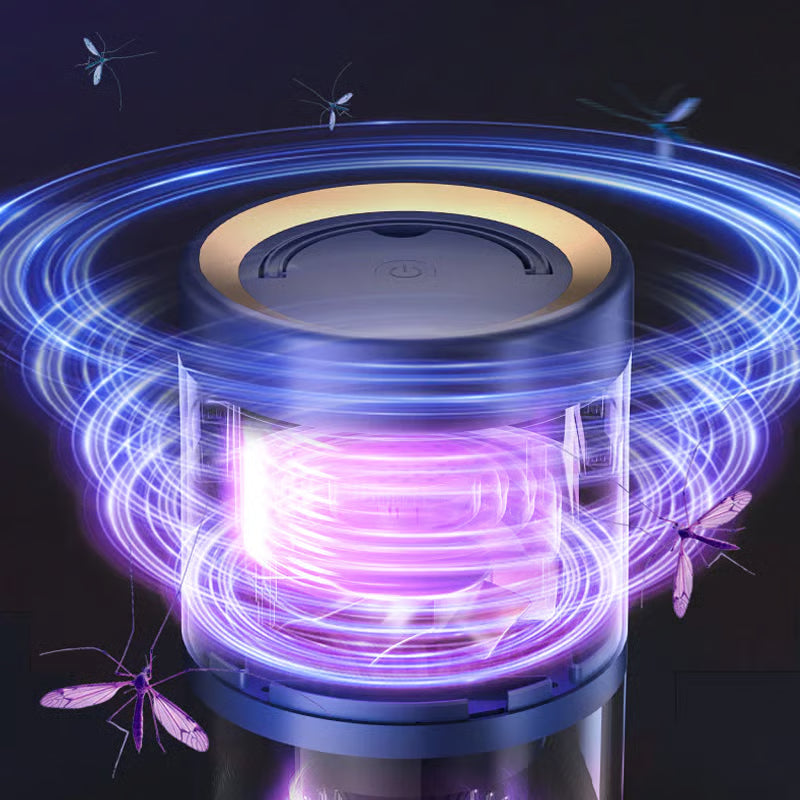 Indoor LED Bug Zapper – Bionic UV Light Trap & Night Light – Quiet & Safe for Bedroom – Chemical-Free Mosquito Killer 💡