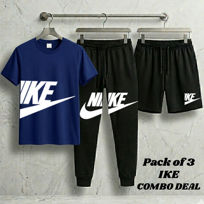 Loose Fit Contrast Summer Suit for Men