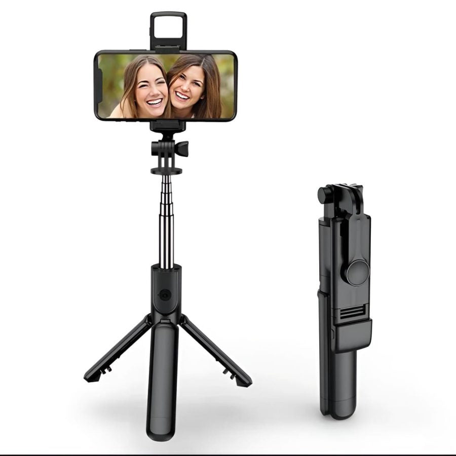 NeePho P170S Selfie Stick Tripod | Extendable , Bluetooth Remote, Universal Smartphone Mount | Durable Metal Build & Lightweight Design