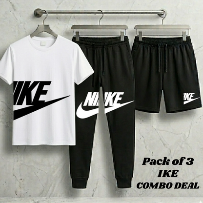 Loose Fit Contrast Summer Suit for Men
