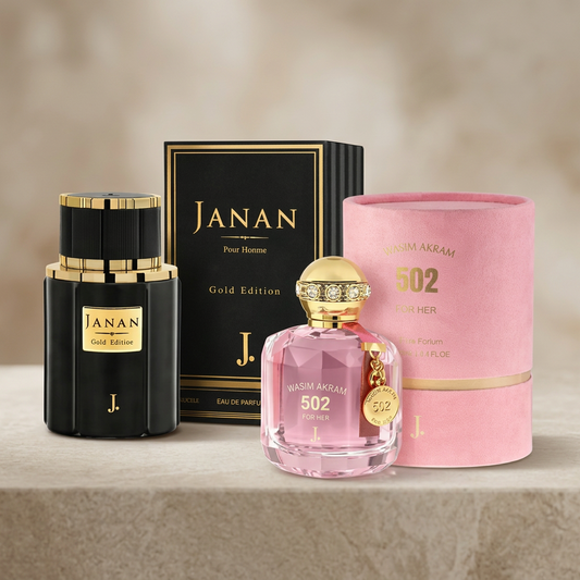 Janan Gold Edition Perfume Set 200ml 2 Pcs Multicolor