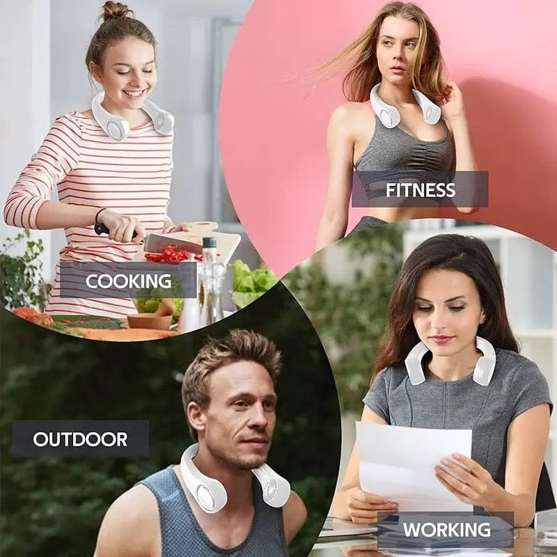 Portable Neck Fan – Rechargeable Hands Free Summer Cooling fan