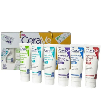 CeraVe 4-in-1 Skincare Kit | Cleanser, Serum, Sunblock & Night Cream | Dermatologist-Approved Routine