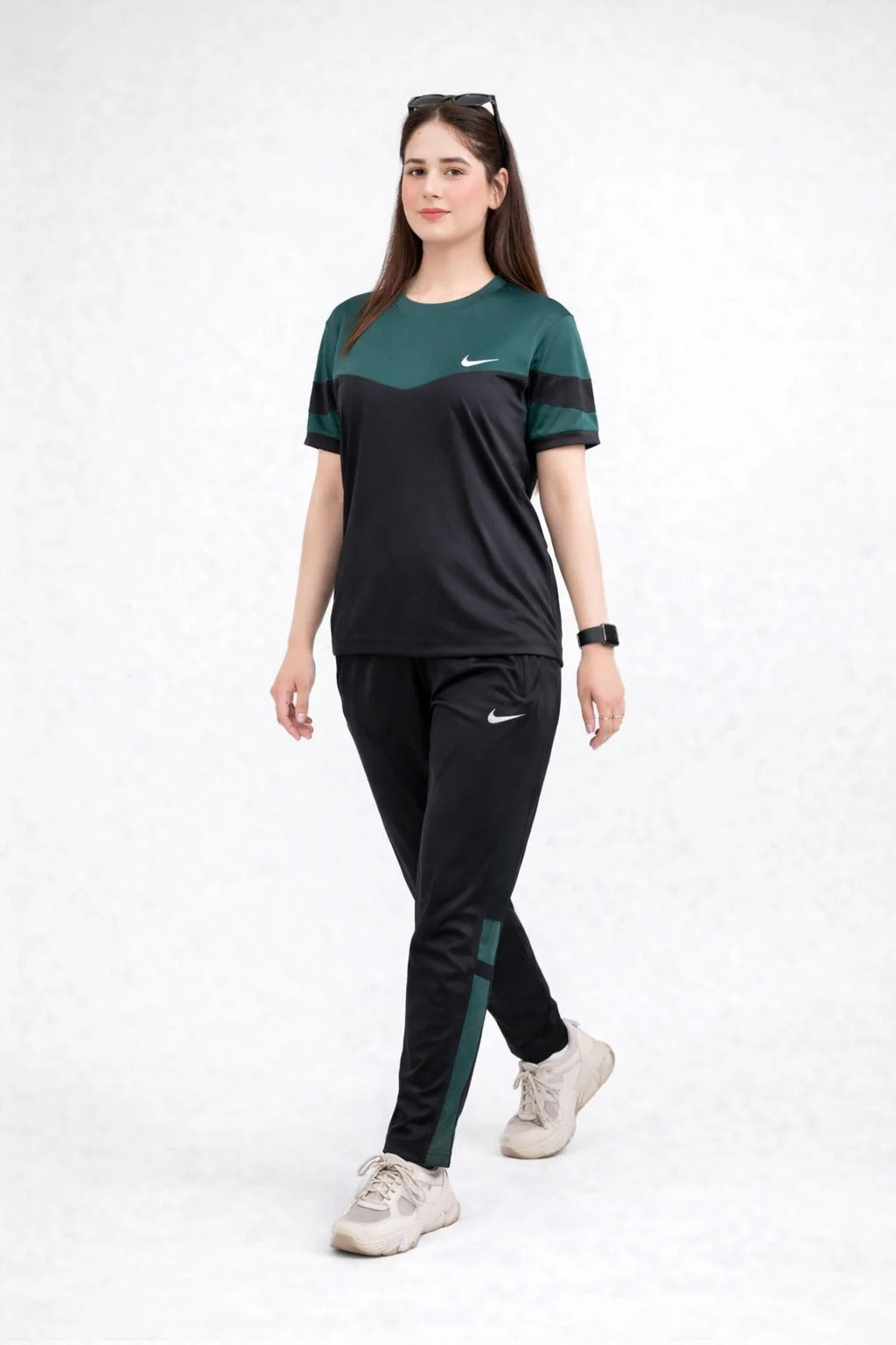 Nik Green & Black Dri-Fit Tracksuit - F