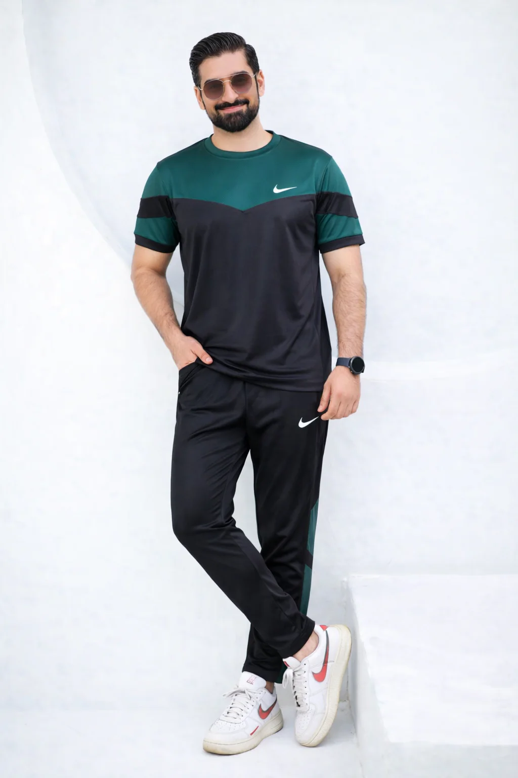 Black Dri-Fit Tracksuit