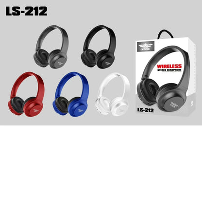 Lelisu LS-257 Wireless Stereo Headphones | Bluetooth 5.4 Over-Ear Headset with Type-C Charging & LED Lights