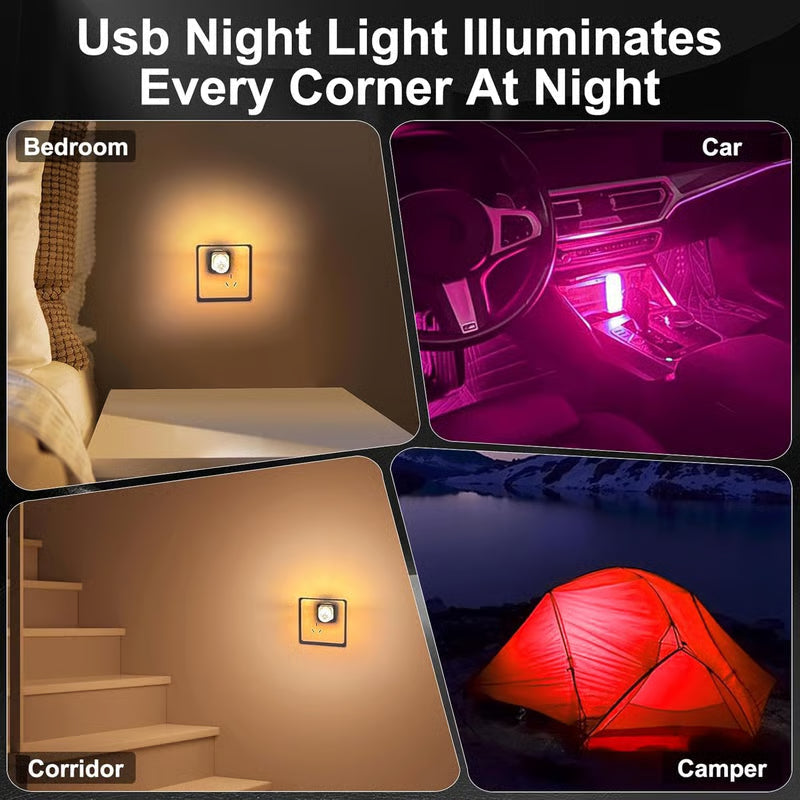 Indoor LED Bug Zapper – Bionic UV Light Trap & Night Light – Quiet & Safe for Bedroom – Chemical-Free Mosquito Killer 💡