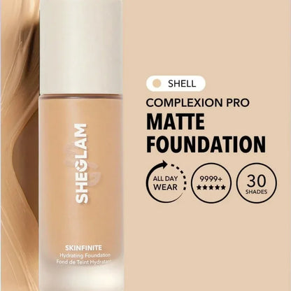 Sheglam Complexion Pro Matte Foundation | Nude | Long Lasting