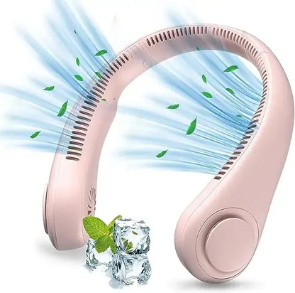 Portable Neck Fan – Rechargeable Hands Free Summer Cooling fan